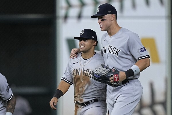 Judge homers again, Yankees' bullpen shuts down Astros in 5-4 win